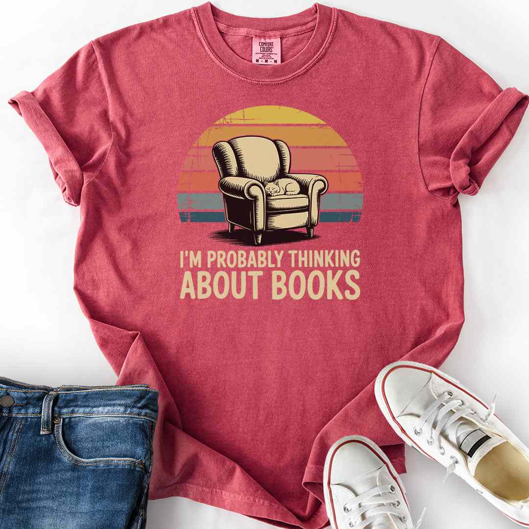 Thinking About Books T-Shirt