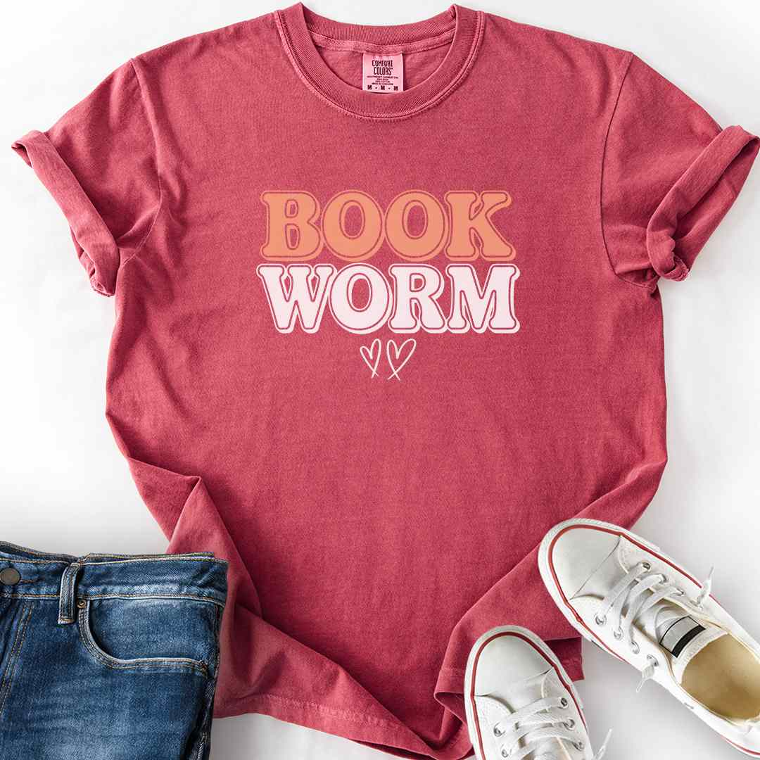 Book Worm Retro T-Shirt