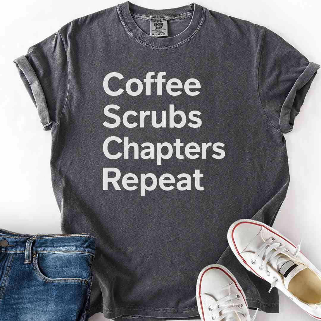 Coffee Scrubs Chapters T-Shirt