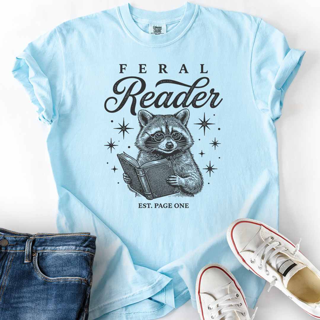 Feral Reader Est Page One T-Shirt
