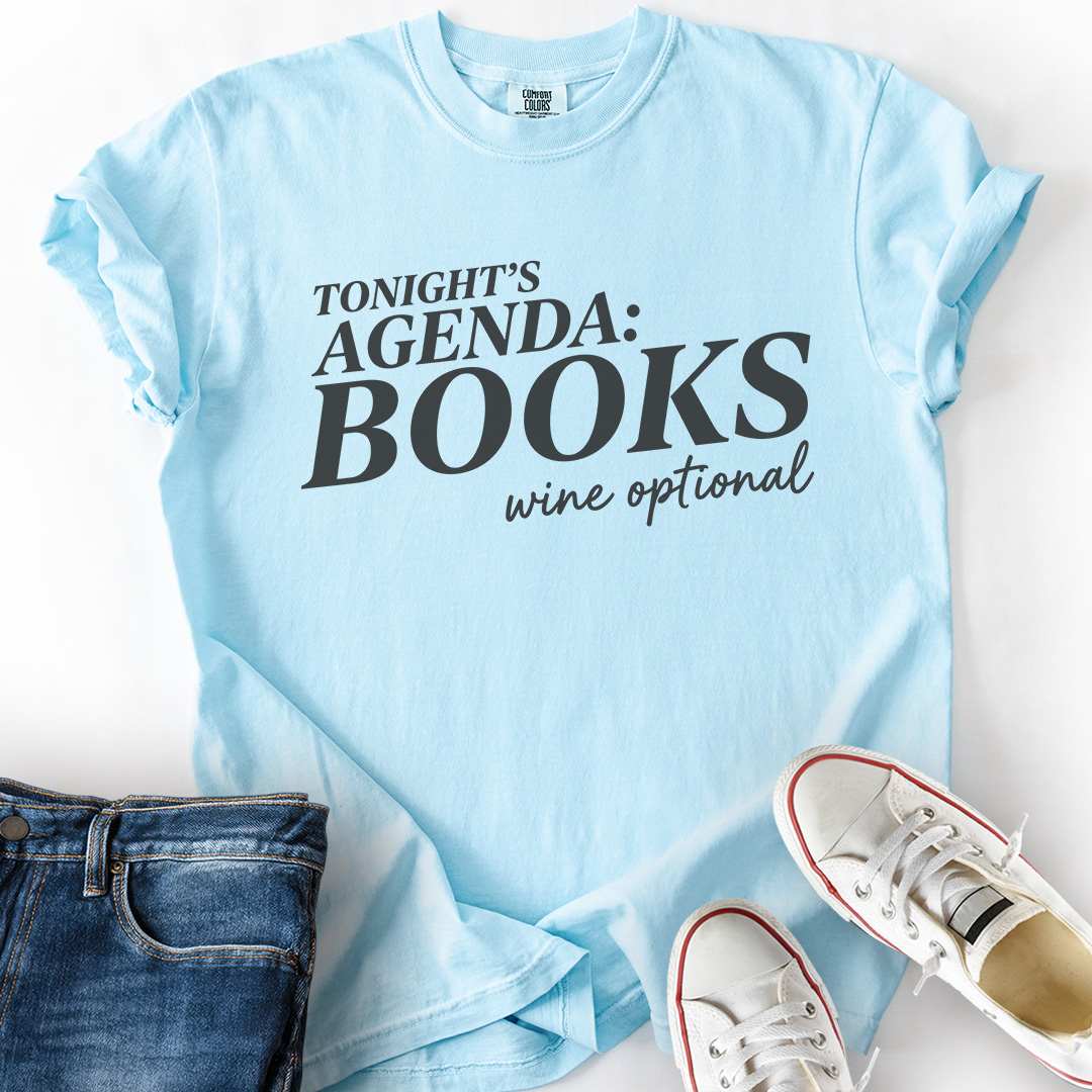 Agenda Books Wine Optional T-Shirt