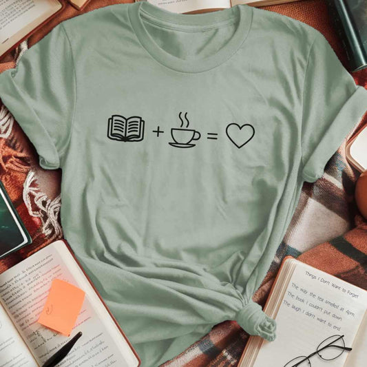 Book + Coffee = Love T-Shirt