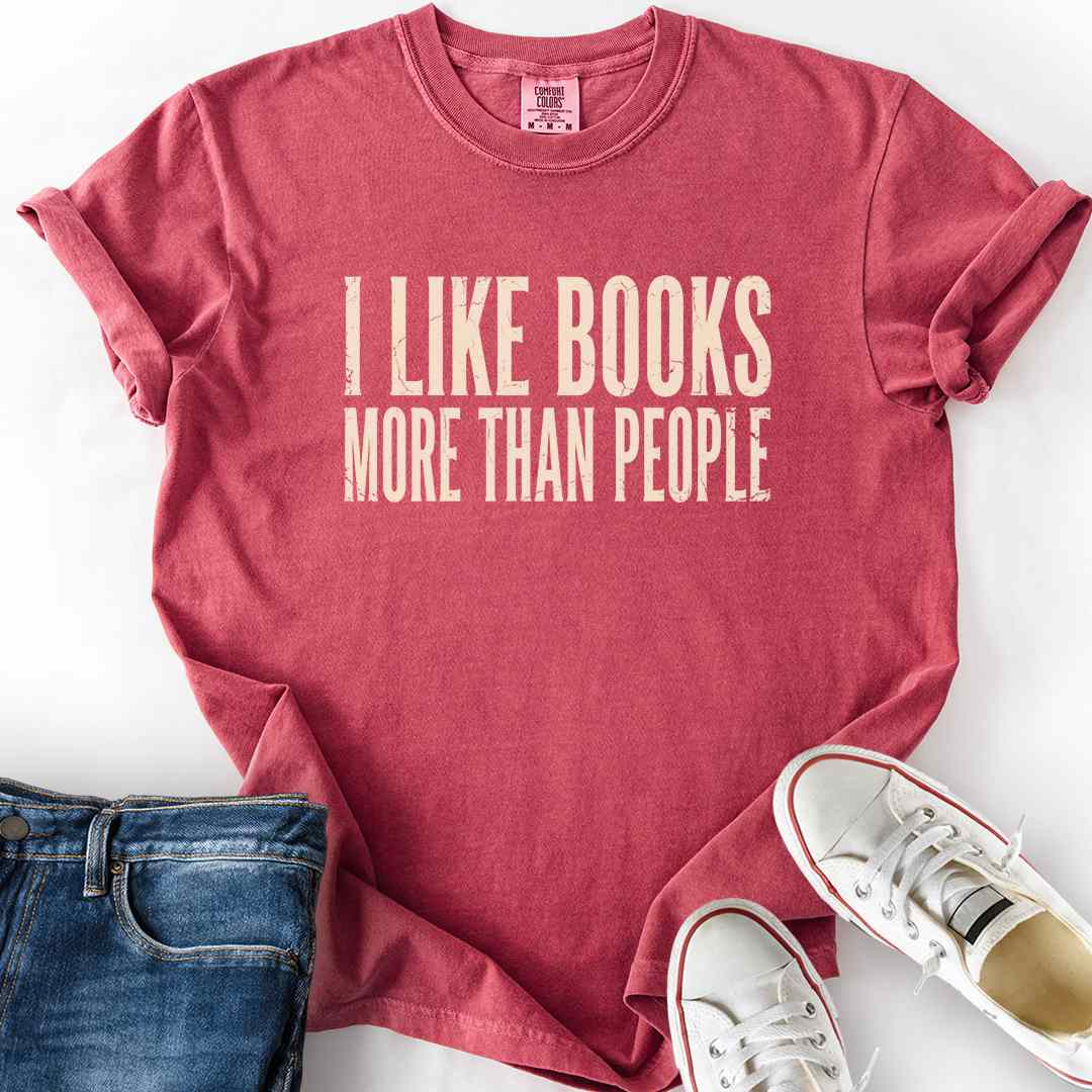 Books More Than People T-Shirt