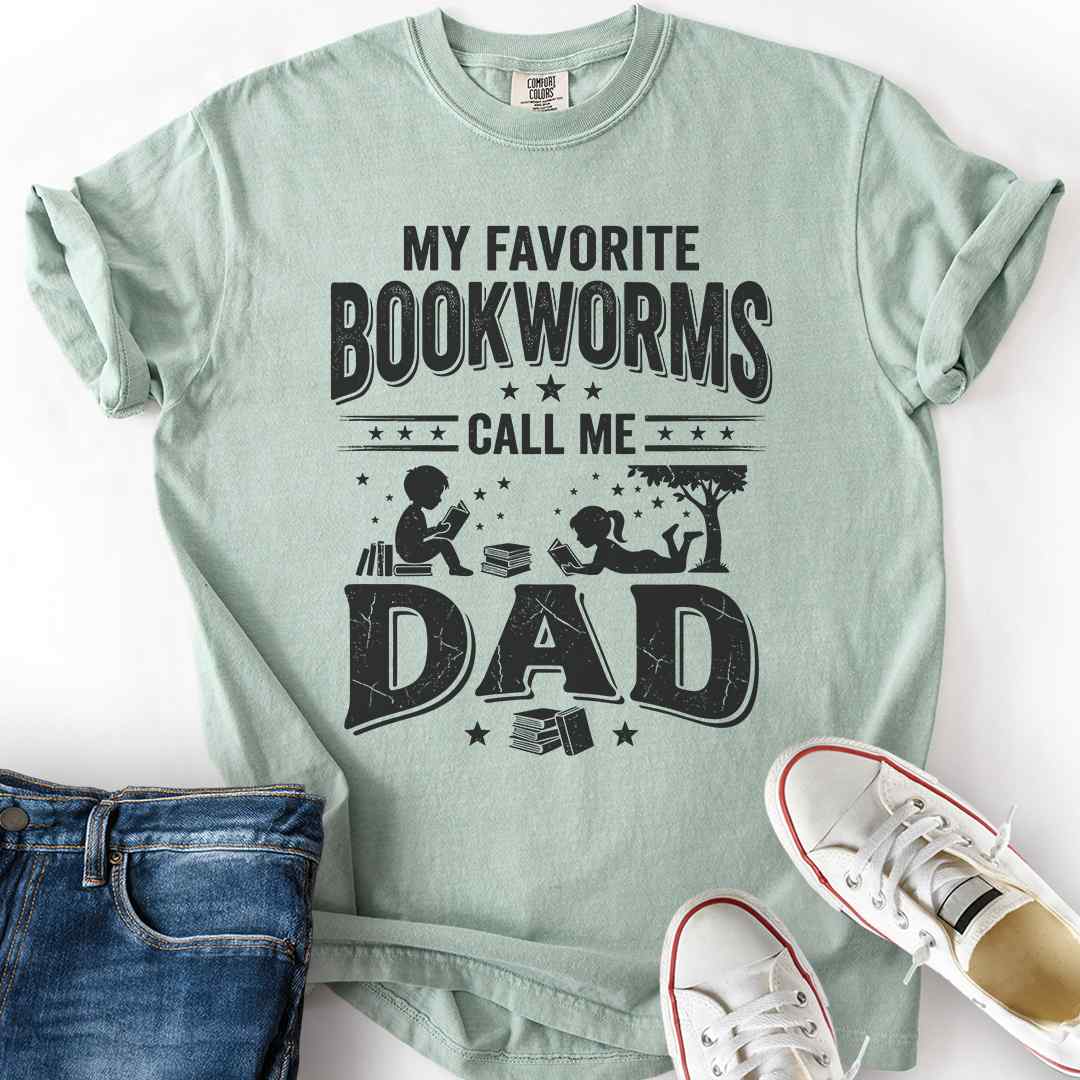 Favorite Bookworms Dad T-Shirt