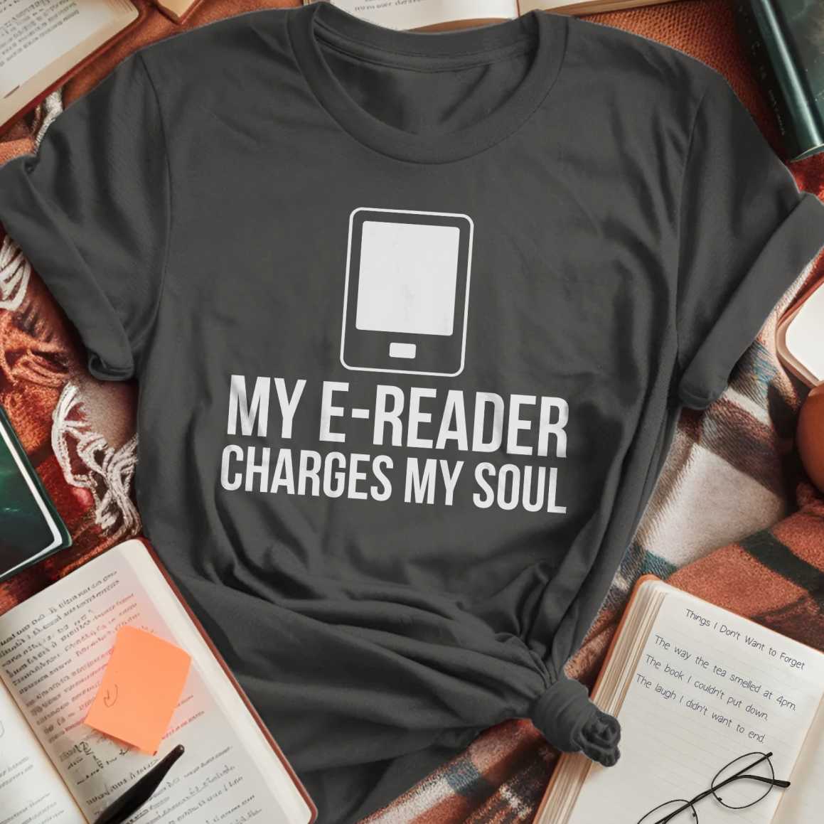 E-Reader Charges Soul T-Shirt