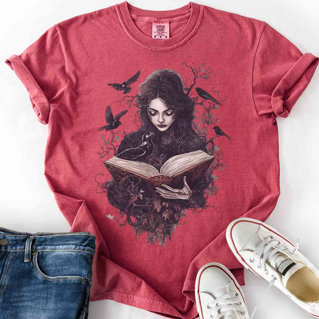 Midnight Reader & the Raven's Curse T-Shirt
