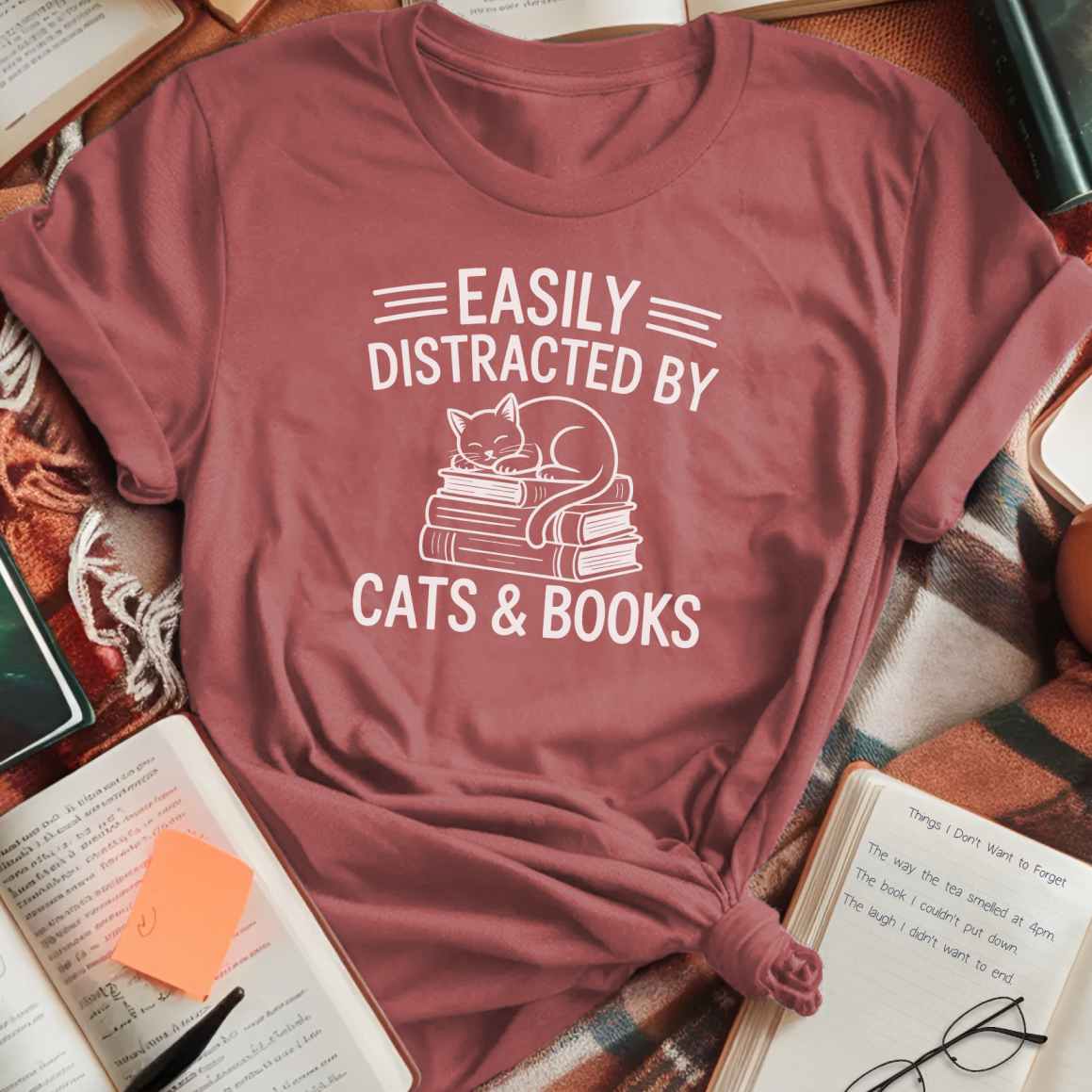 Easily Distracted By Cats T-Shirt