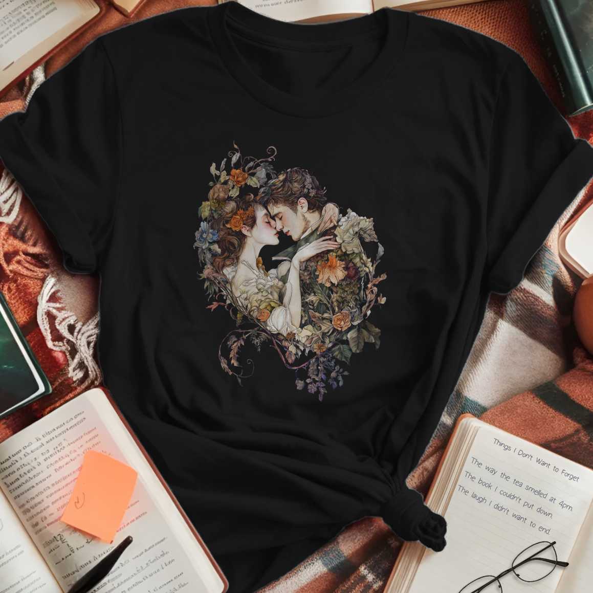 Floral Romance Embrace T-Shirt