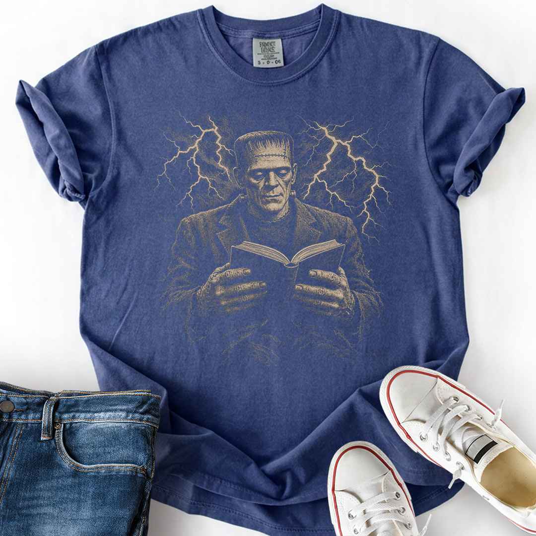Frankenstein Reads T-Shirt