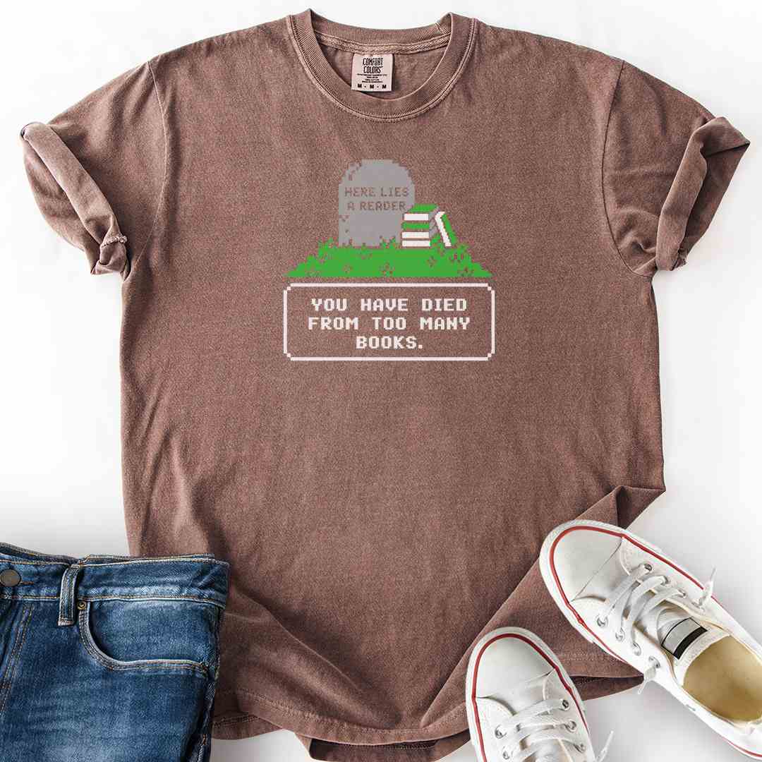 Here Lies A Reader T-Shirt