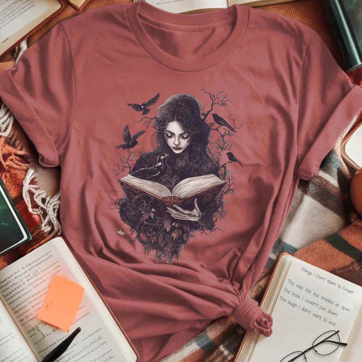 Midnight Reader & the Raven's Curse T-Shirt