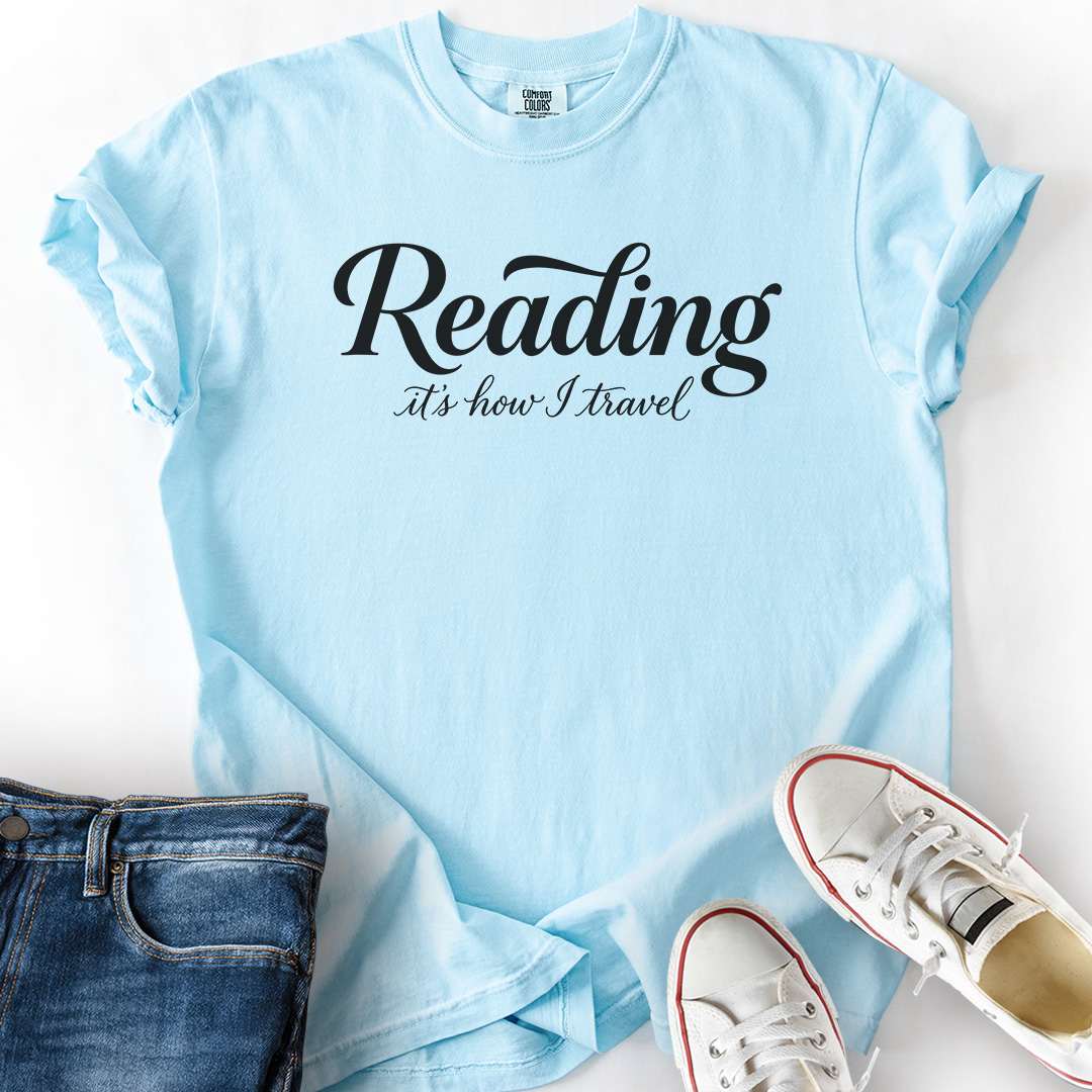 Reading How I Travel T-Shirt