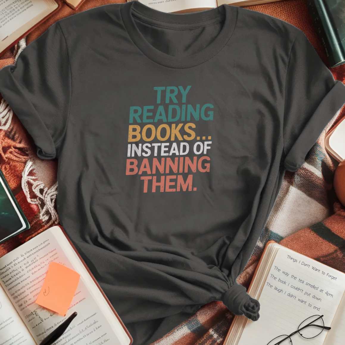 Try Reading Books T-Shirt
