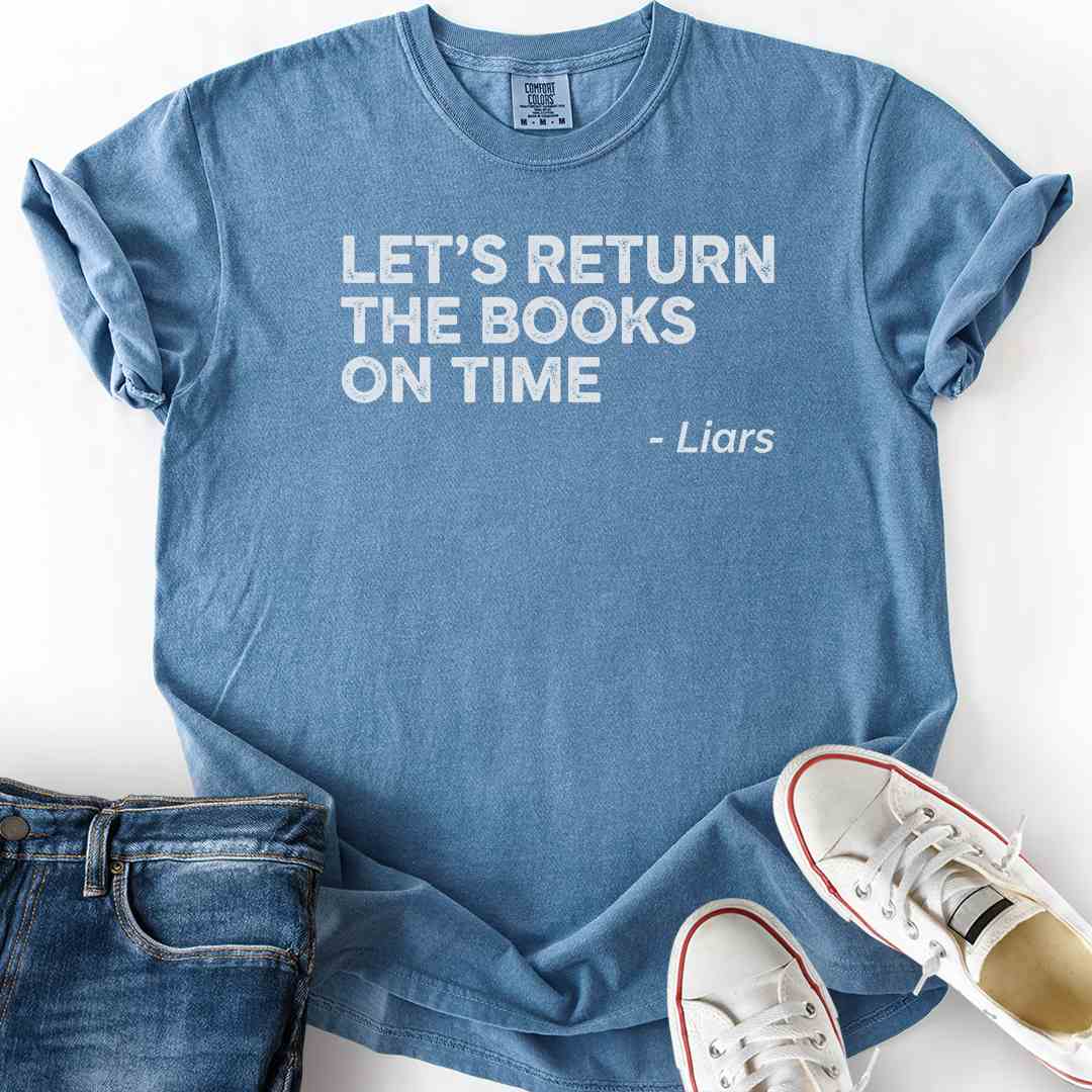 Return Books On Time T-Shirt