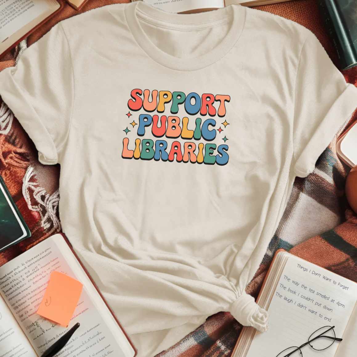 Support Public Libraries T-Shirt