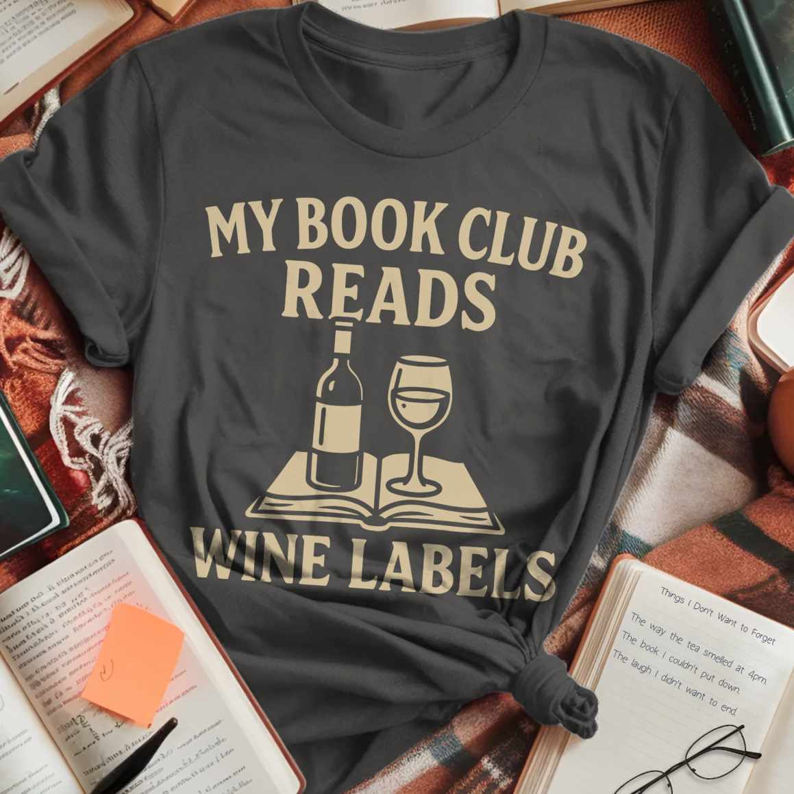 Reading Wine Labels T-Shirt