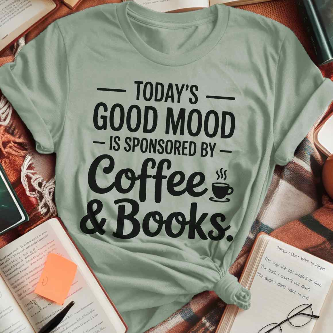 Mood Sponsored By Books T-Shirt