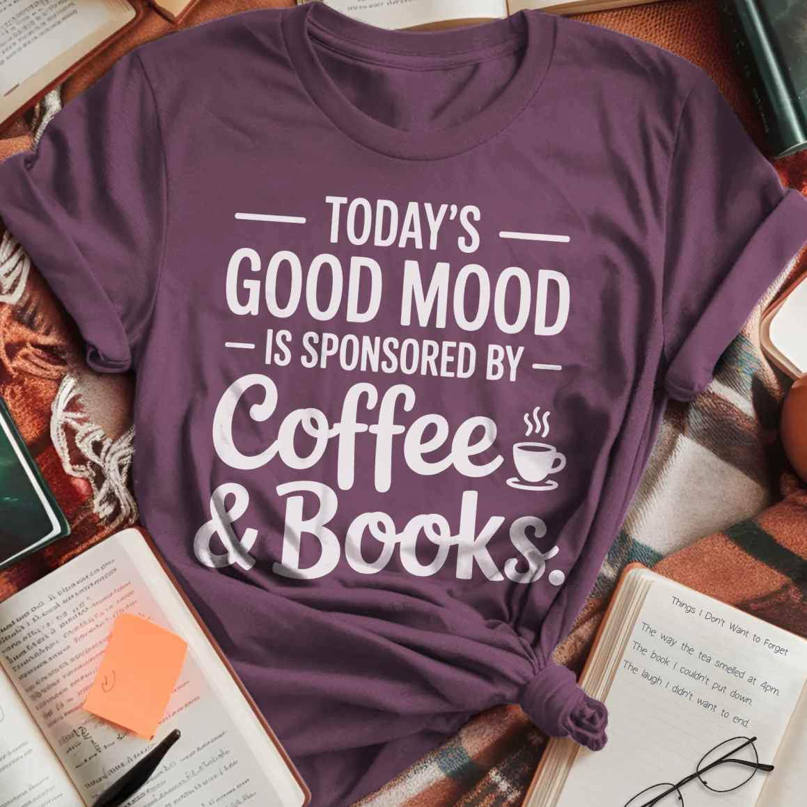 Mood Sponsored By Books T-Shirt