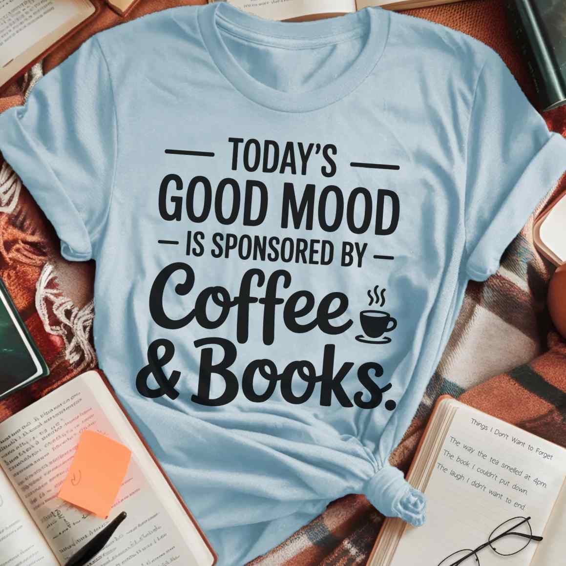 Mood Sponsored By Books T-Shirt