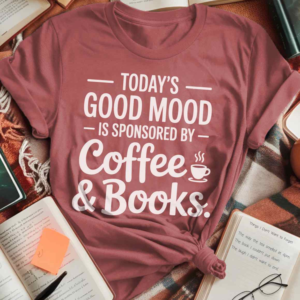 Mood Sponsored By Books T-Shirt