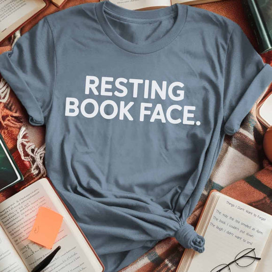 Resting Book Face T-Shirt