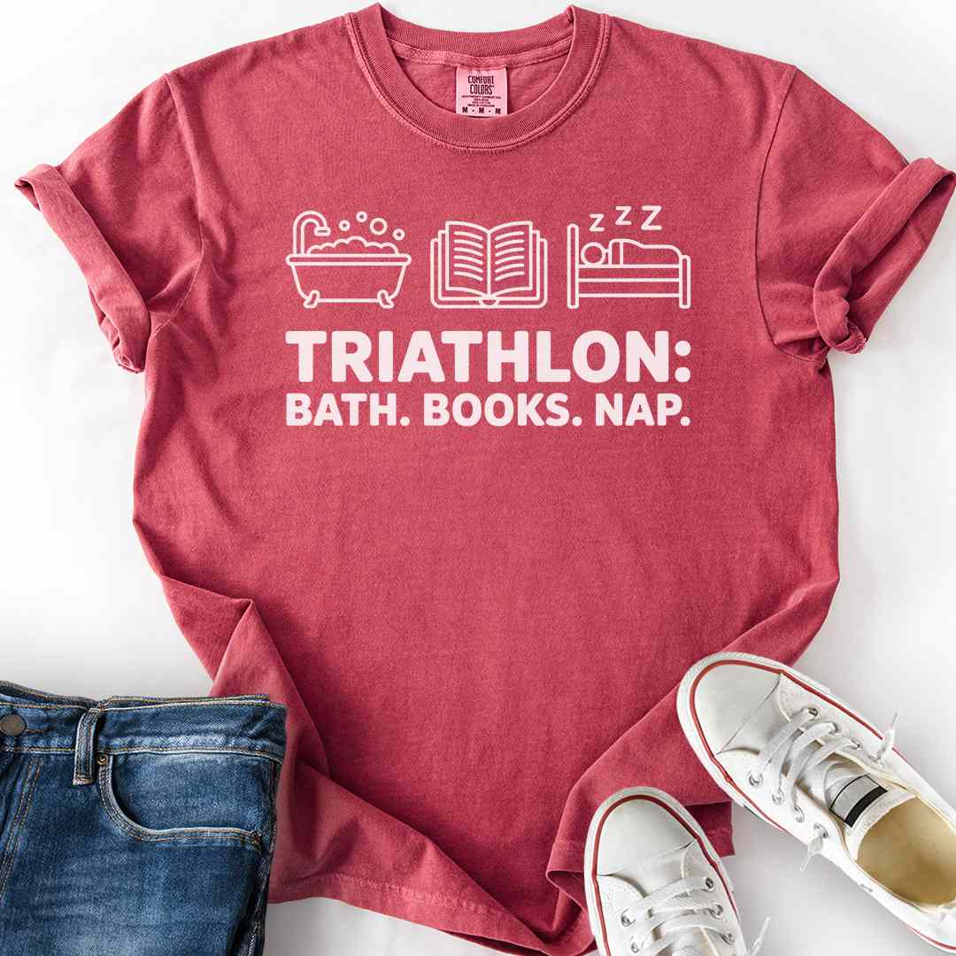 Triathlon Bath Books Nap T-Shirt