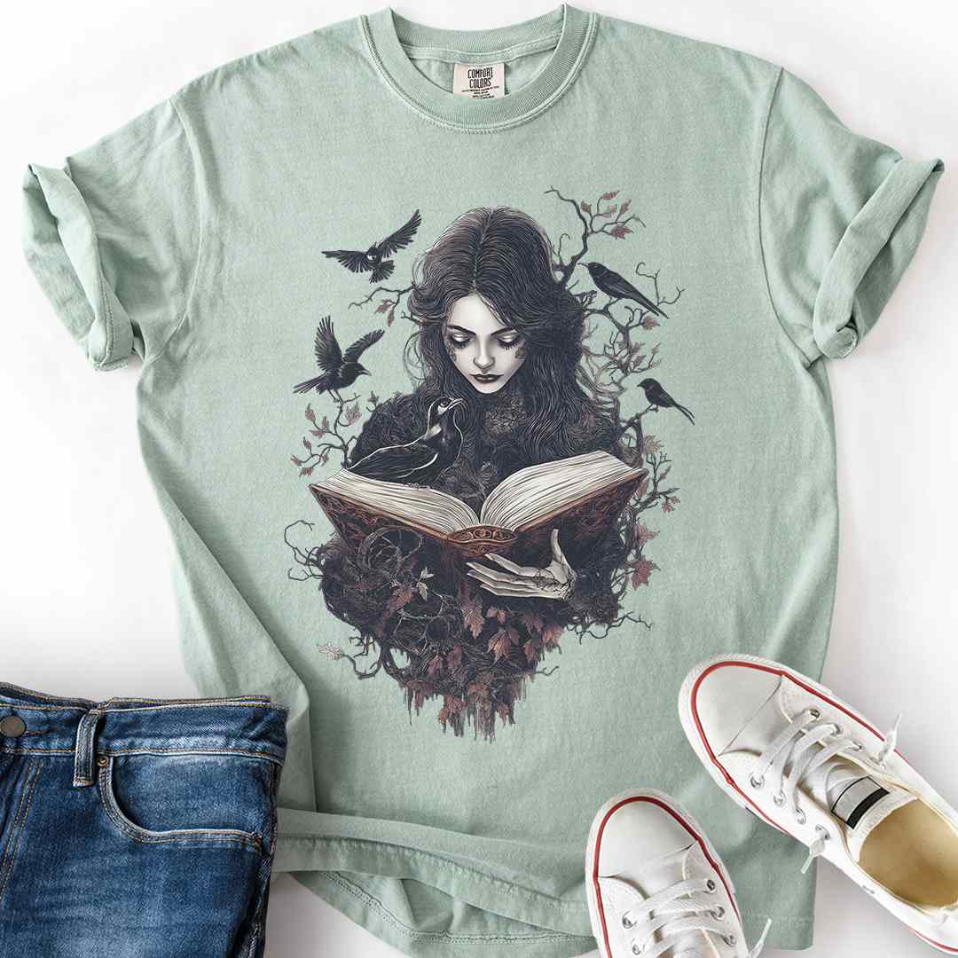 Midnight Reader & the Raven's Curse T-Shirt