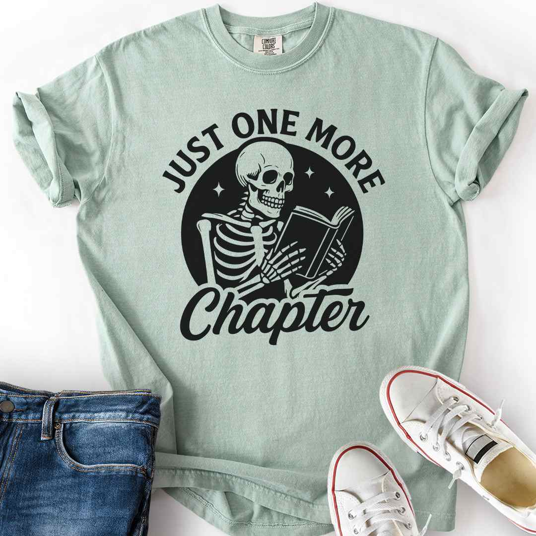 Just One More Chapter Skeleton T-Shirt