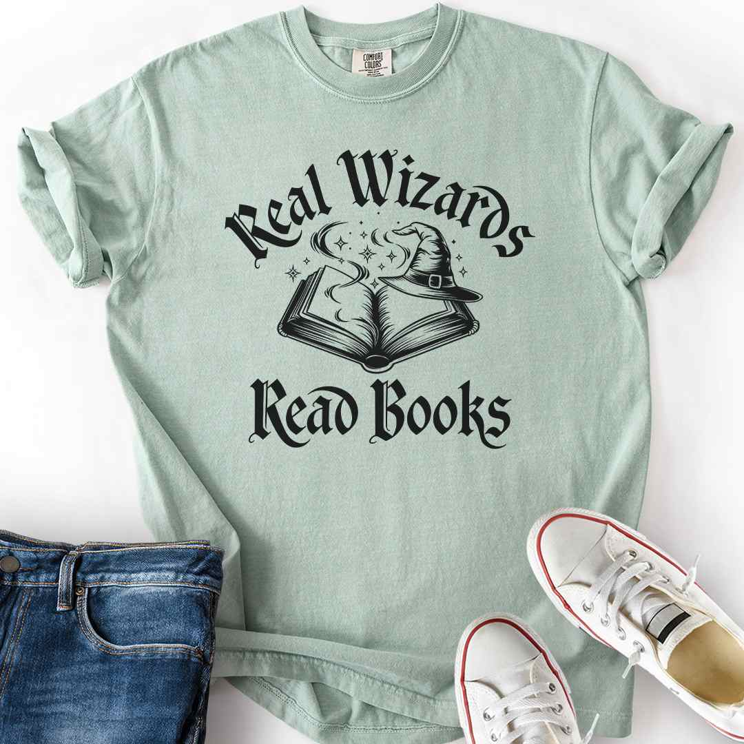 Spell Book Wizard T-Shirt
