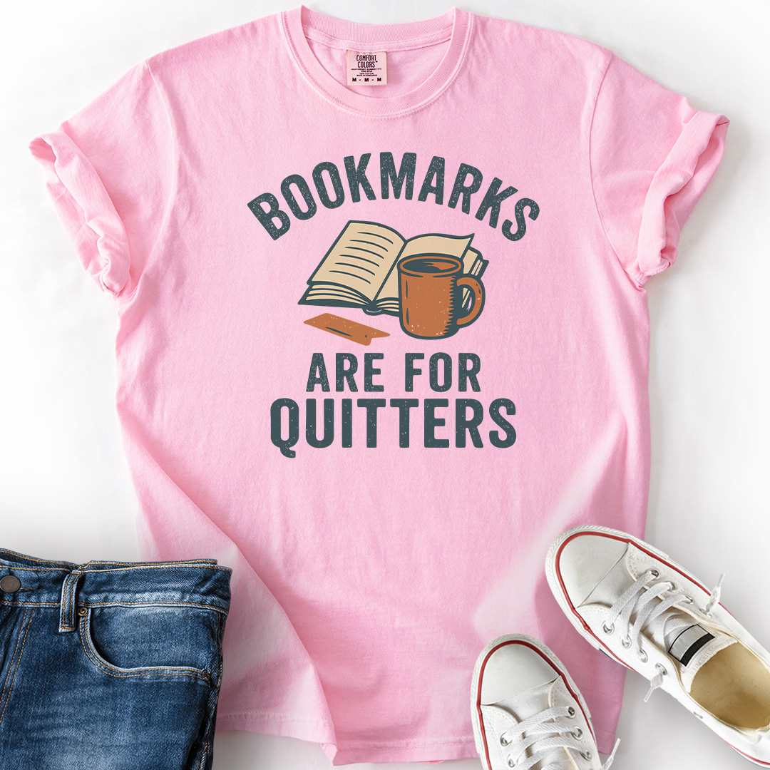 No Bookmarks Color with Coffee T-Shirt