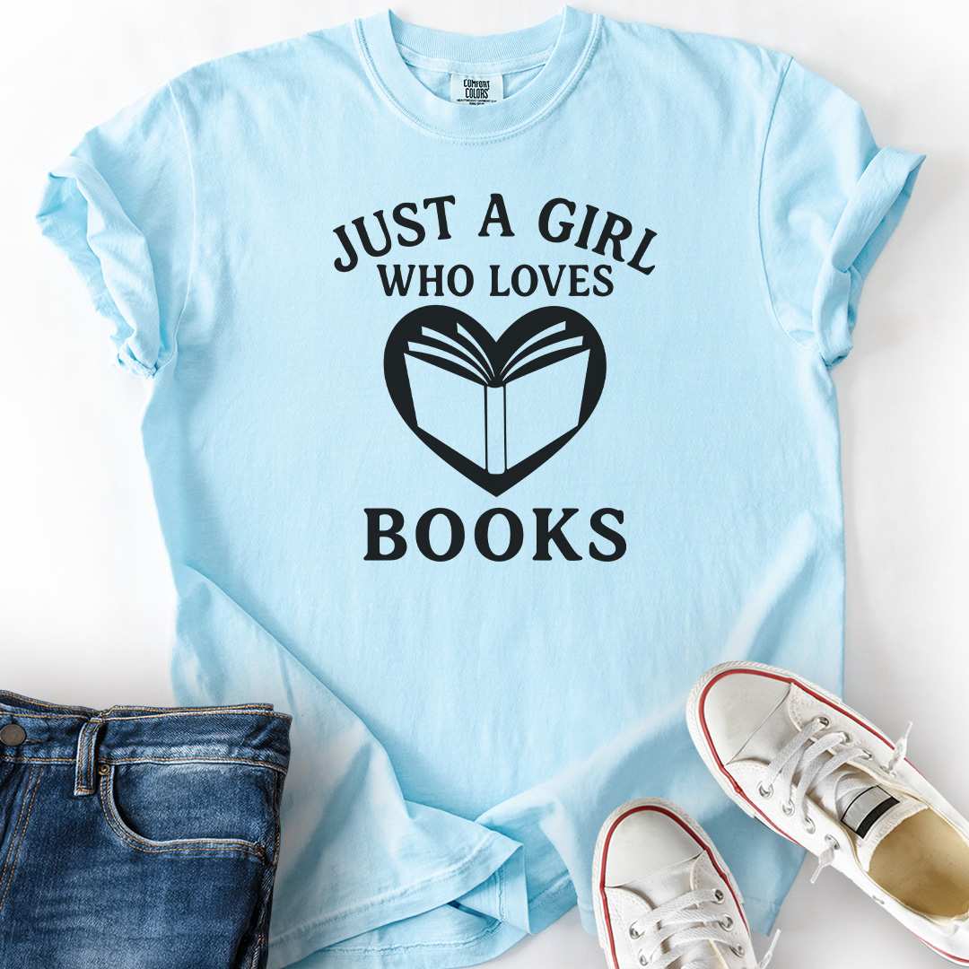 Girl Who Loves Books T-Shirt