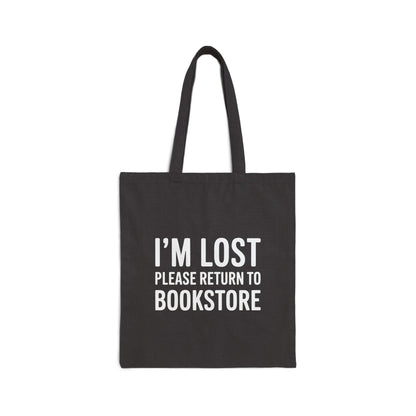 Please Return To Bookstore Cotton Canvas Tote Bag
