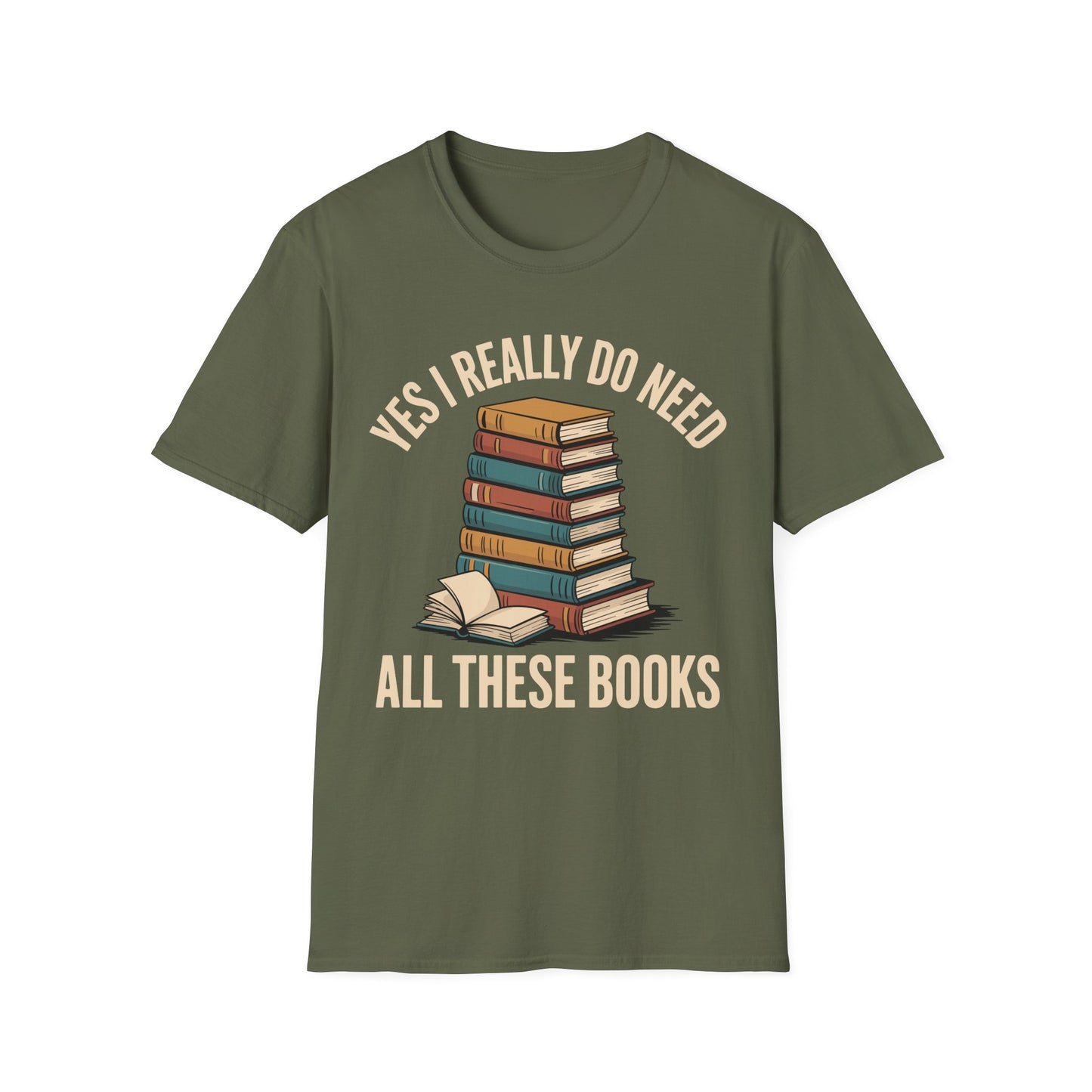 SAMPLE Need All These Books Softstyle T-Shirt