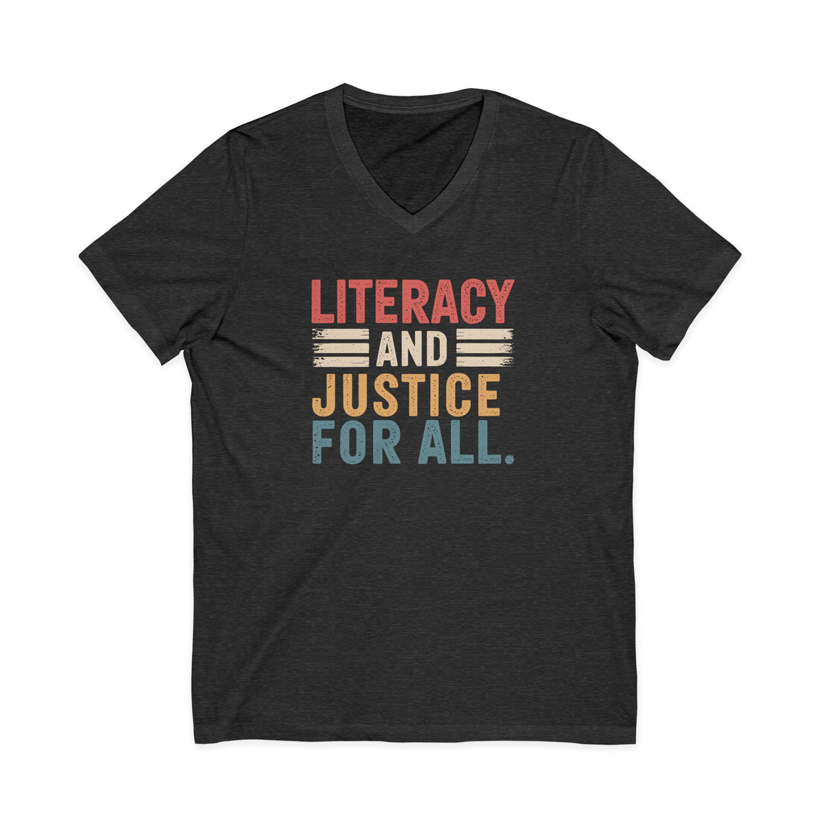 Literacy For All Unisex V-Neck Tee