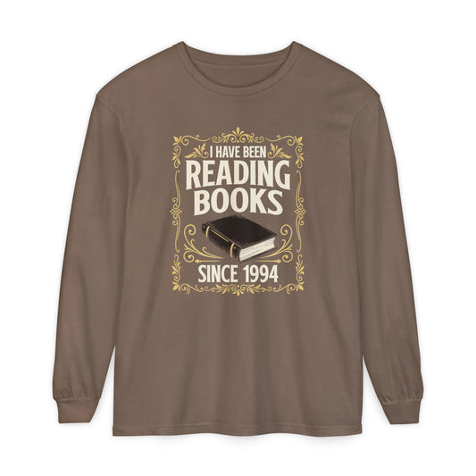 Personalized Reading Since Year Long Sleeve Shirt