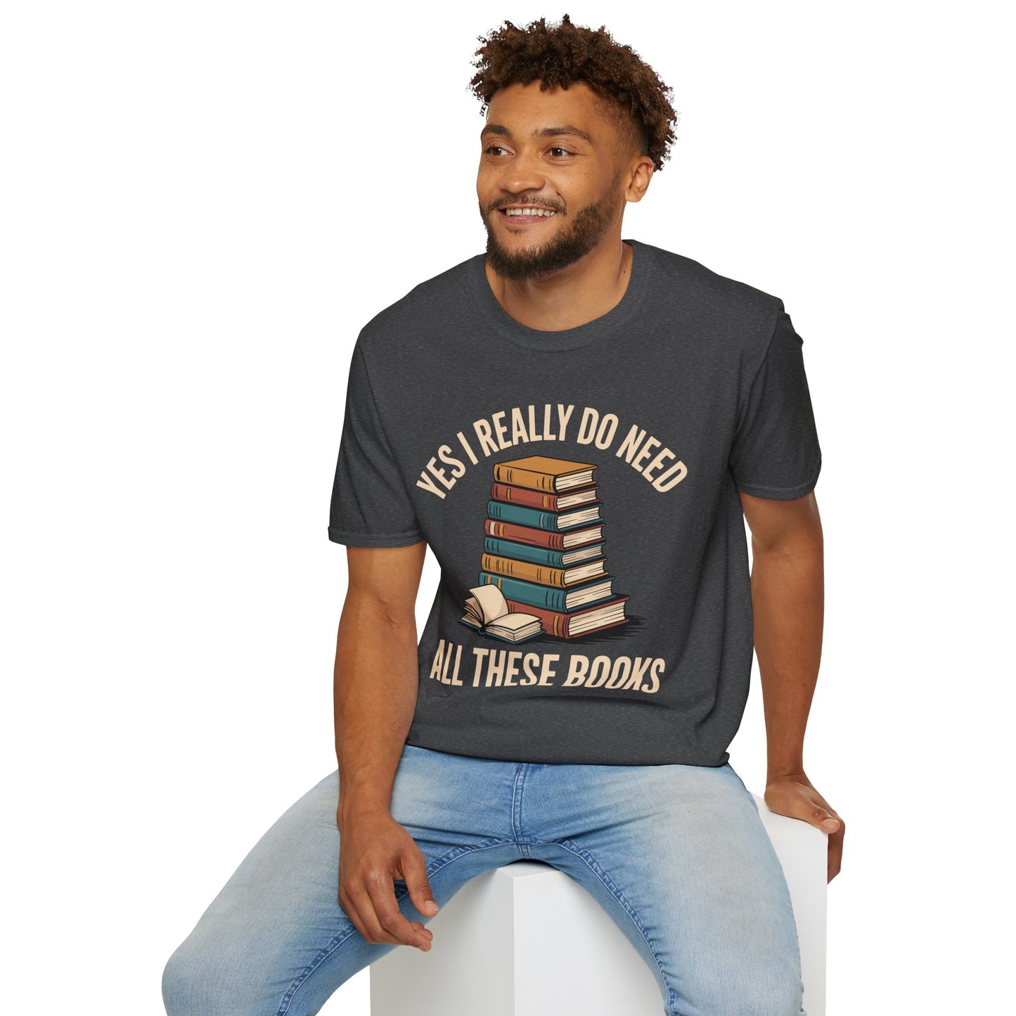 SAMPLE Need All These Books Softstyle T-Shirt