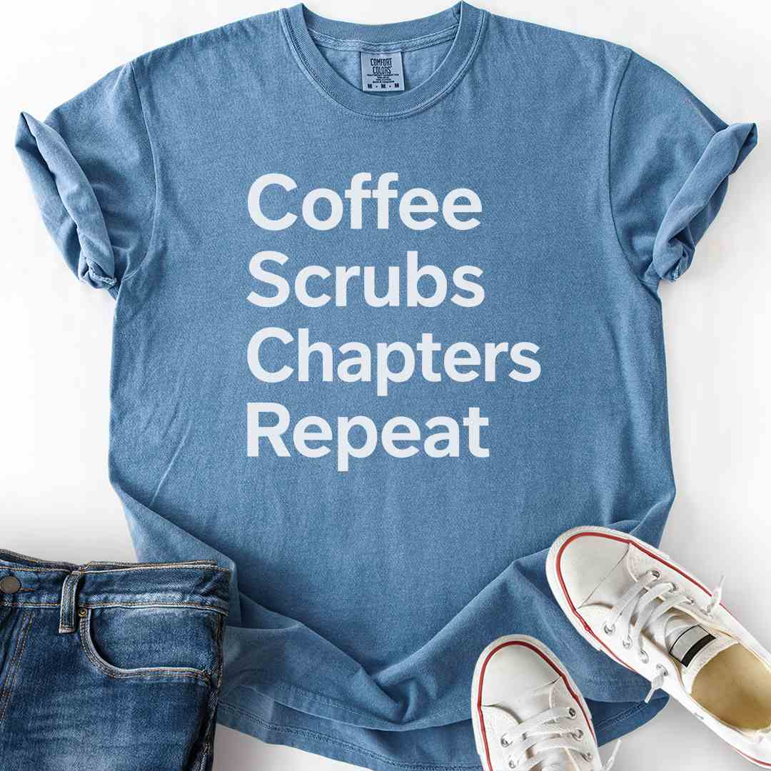 Coffee Scrubs Chapters T-Shirt