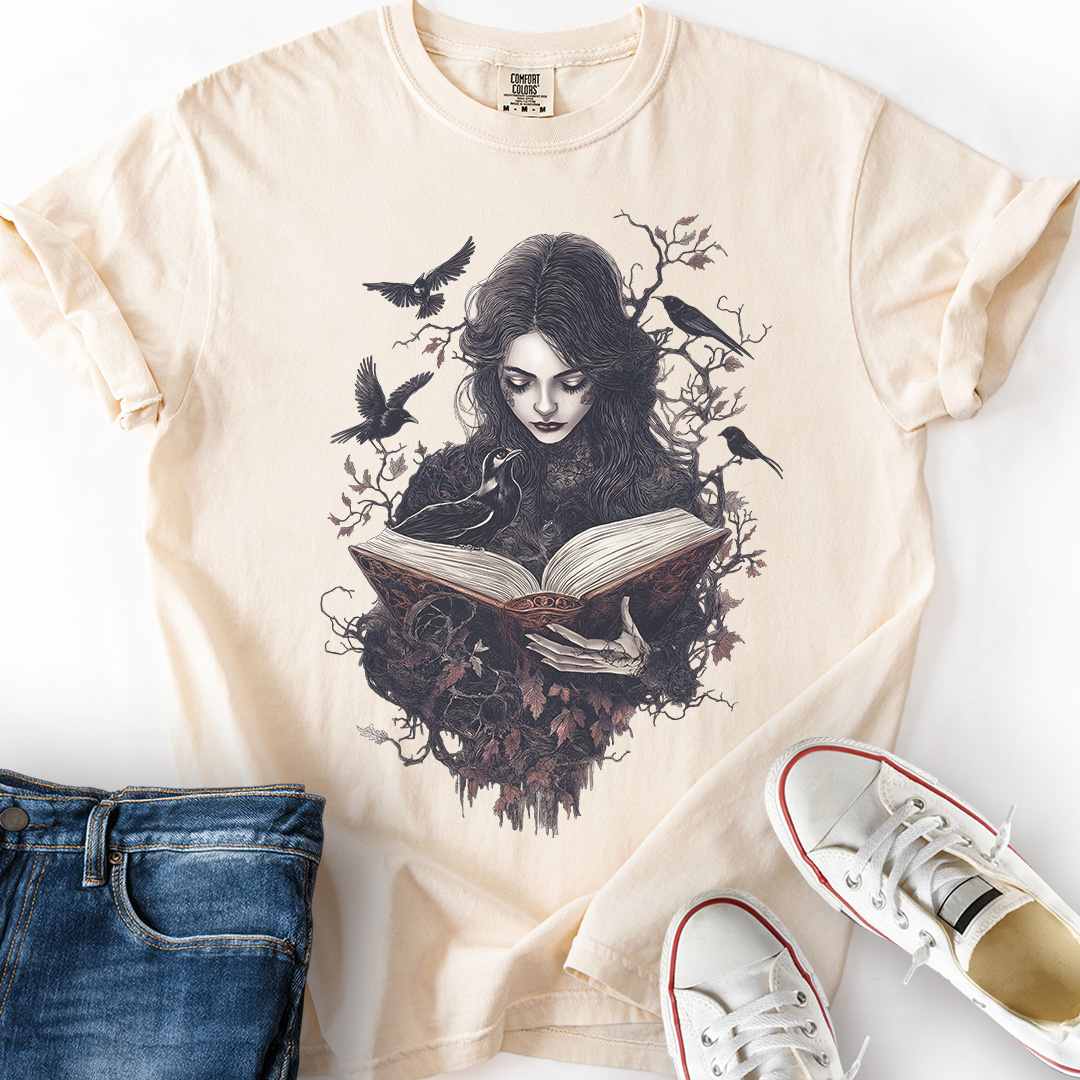 Midnight Reader & the Raven's Curse T-Shirt