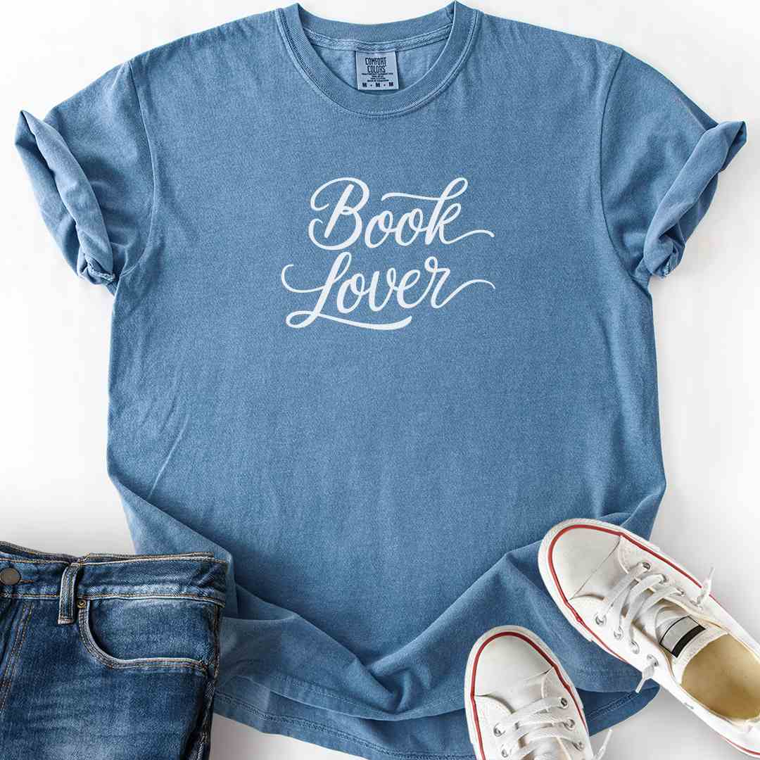 Book Lover Script Type T-Shirt