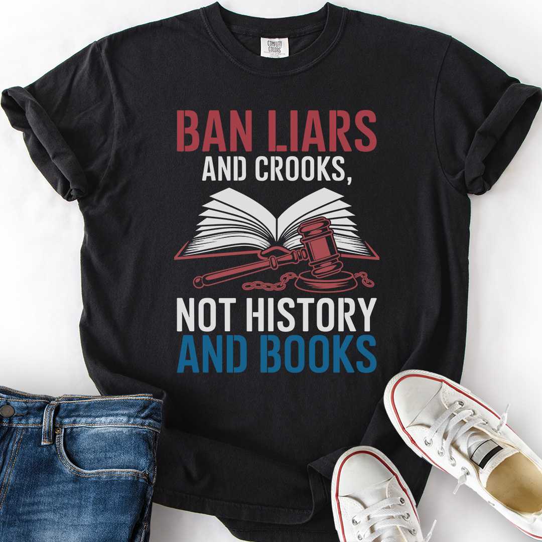 Ban Liars and Crooks - Red White Blue T-Shirt