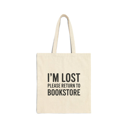 Please Return To Bookstore Cotton Canvas Tote Bag