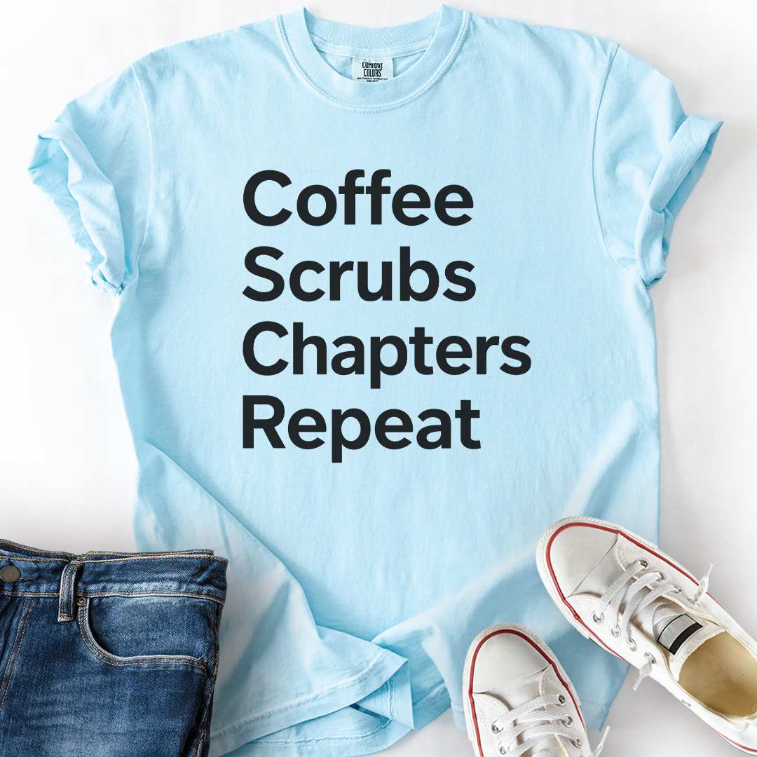 Coffee Scrubs Chapters T-Shirt