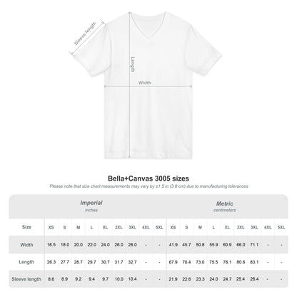 Cat Sleeping Unisex V-Neck Tee