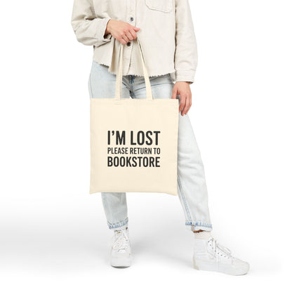 Please Return To Bookstore Cotton Canvas Tote Bag