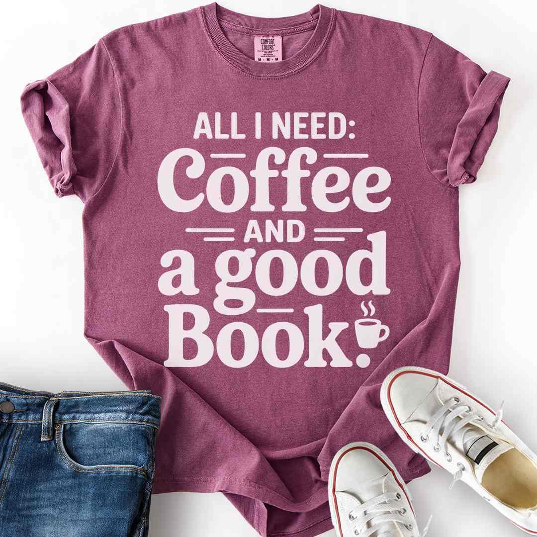Coffee And Good Book T-Shirt