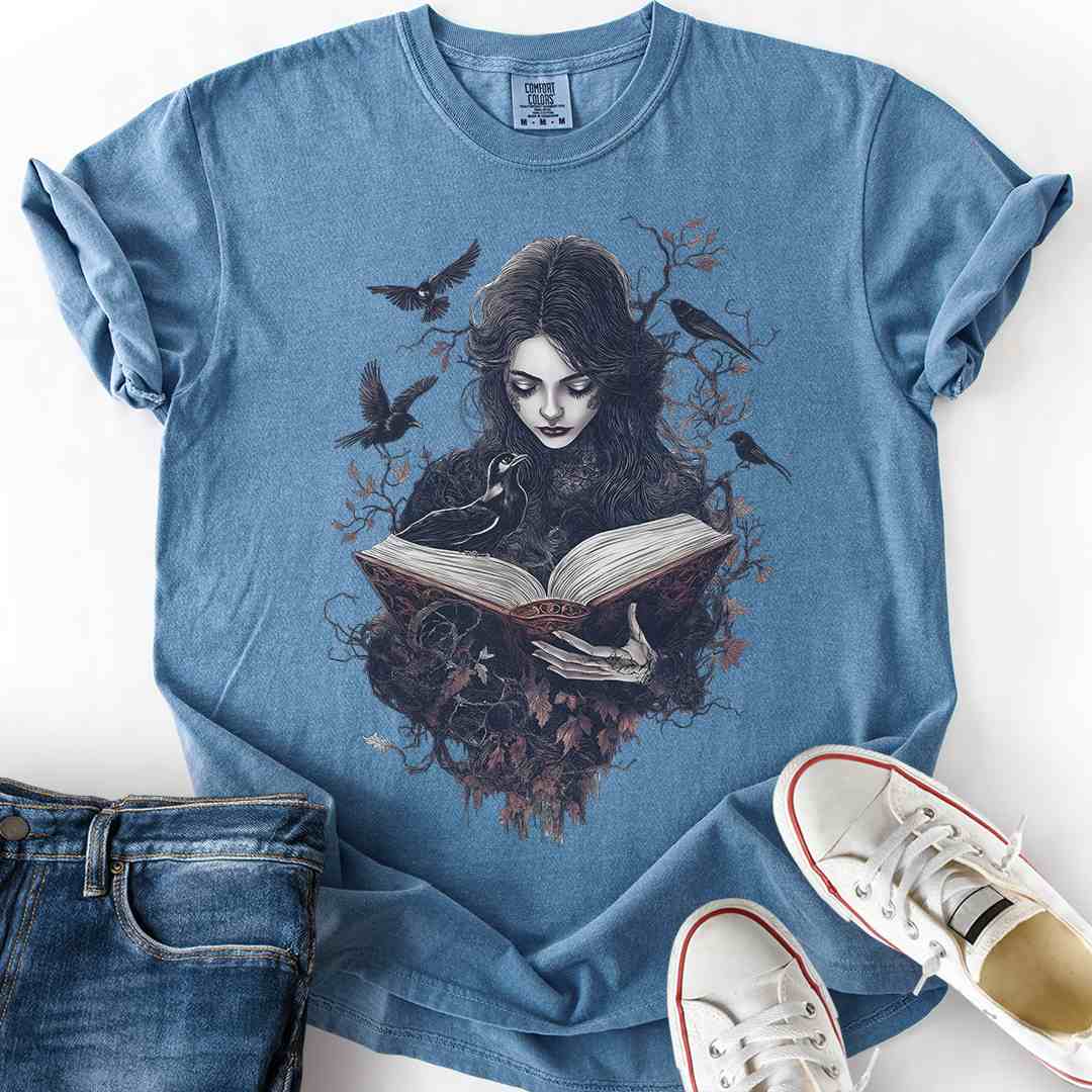 Midnight Reader & the Raven's Curse T-Shirt