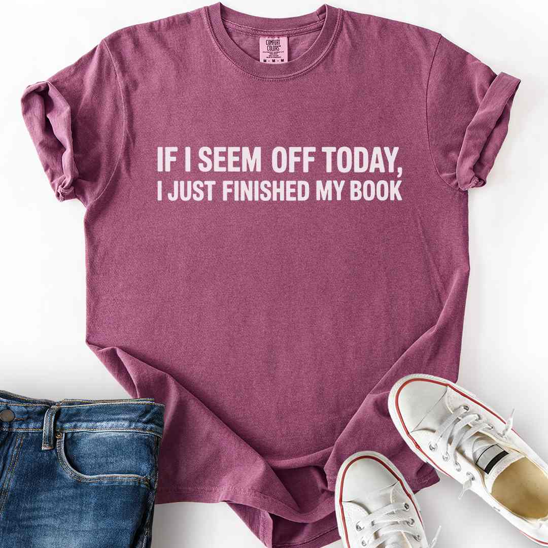 Just Finished Book T-Shirt