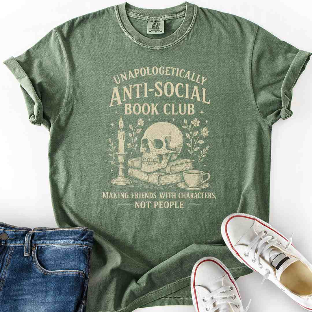 Unapologetically Anti Social Book Club T-Shirt
