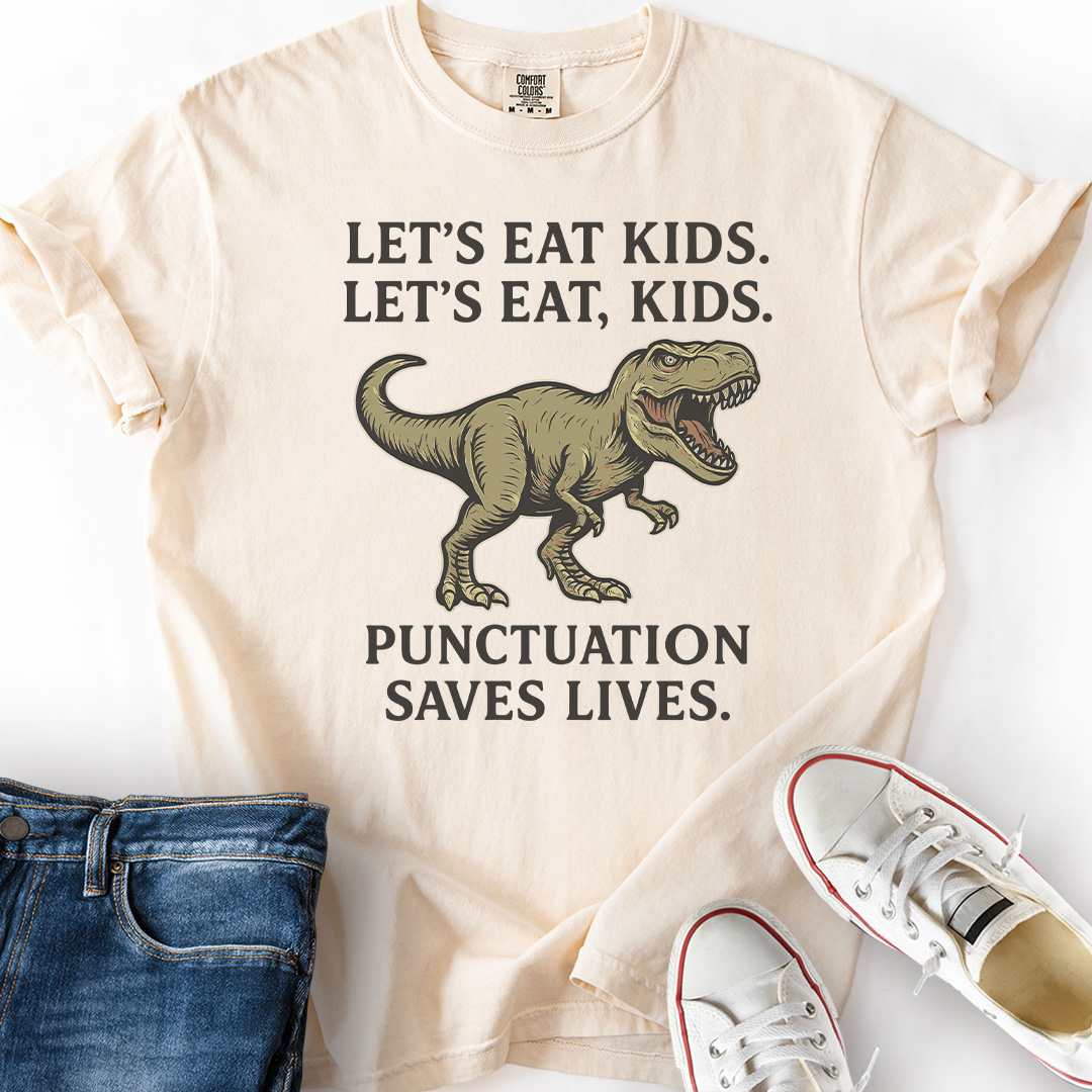 Let's Eat Kids Punctuation T-Shirt