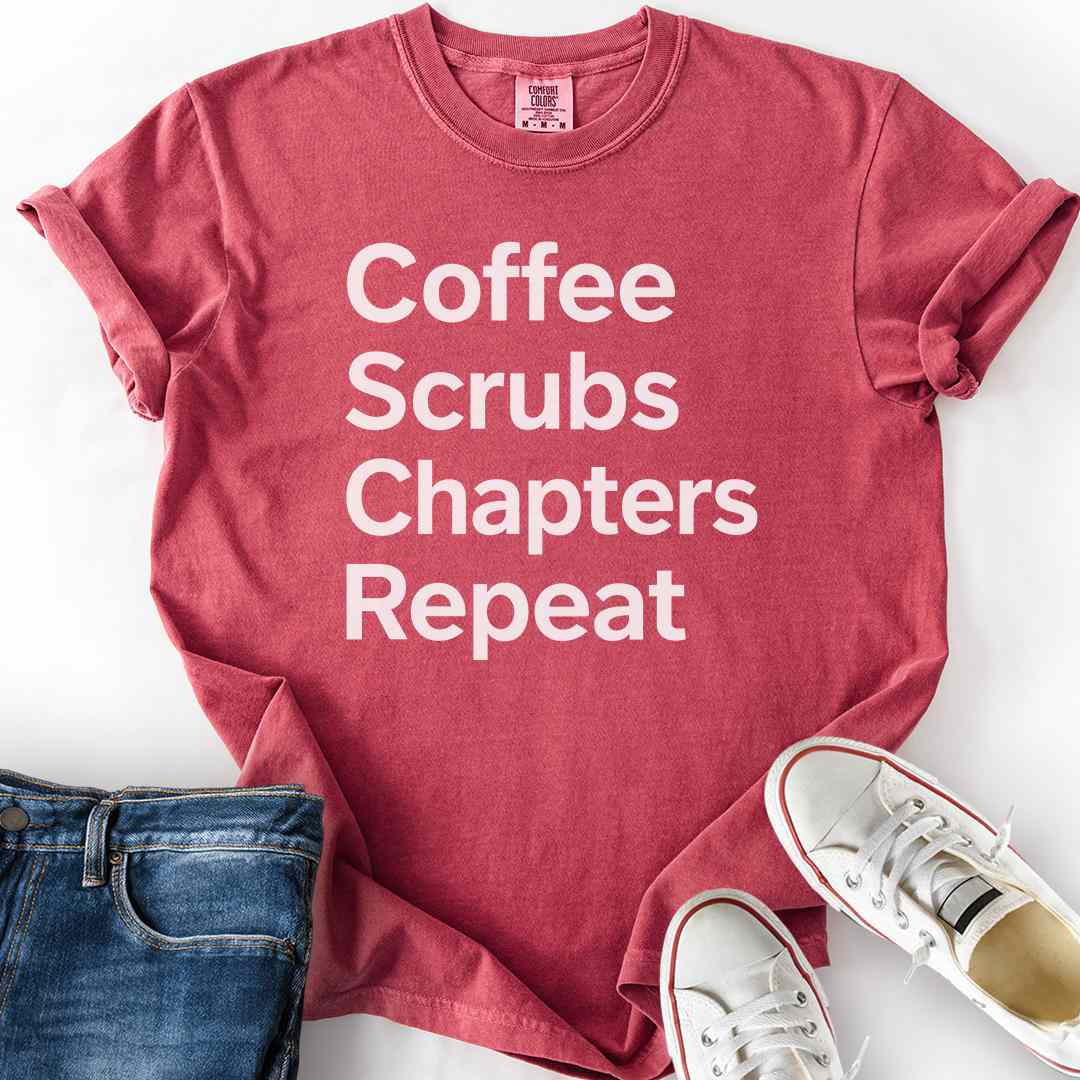 Coffee Scrubs Chapters T-Shirt